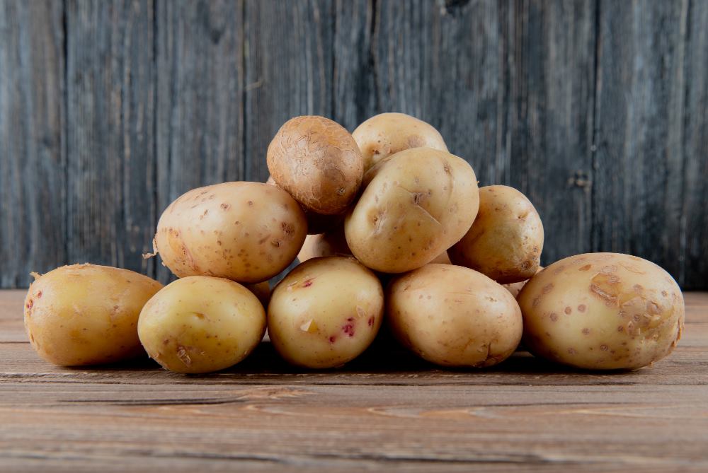 Fresh Potatoes Packed